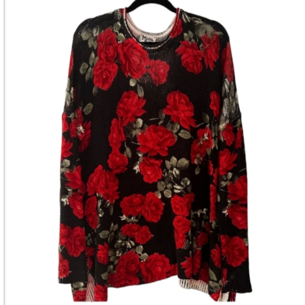 SHOW ME YOUR MUMU Bonfire Sweater Budding Romance Top Shirt Size Small - Picture 3 of 7